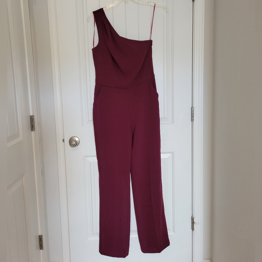 Trina Turk One Shoulder Jumpsuit, sz 6